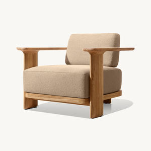 आउटडोर गार्डन सोफा टीक सोफे सेट सनरूम आउटडोर गार्डन फर्नीचर टेक फर्नीचर पैटियो सोफा आउटडोर कॉफी टेबल सेट - Product Image 1