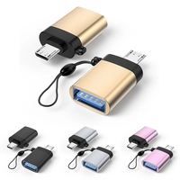 Adaptador OTG Tipo-C Multifunción, Mini Lector de Tarjetas USB 3.0 Portátil, Conector Convertidor para Teléfono Celular, Laptop, Tablet, PC
