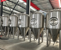 Équipement de brasserie de grande capacité 1000L/10BBL, système de brassage de bière à domicile, cuves de fermentation coniques pour la bière