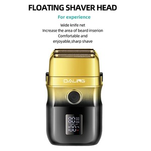<span class=keywords><strong>Afeitadora</strong></span> profesional <span class=keywords><strong>DALING</strong></span> para hombres con recortadora de patillas Pantalla ultragrande Carga USB Motor de alta potencia - Product Image 2
