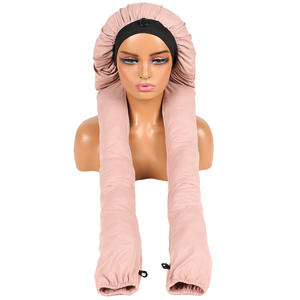 <span class=keywords><strong>Bonnet</strong></span> de nuit respirant 2-en-1 pour tresses longues avec logo personnalisé pour femmes - Product Image 3