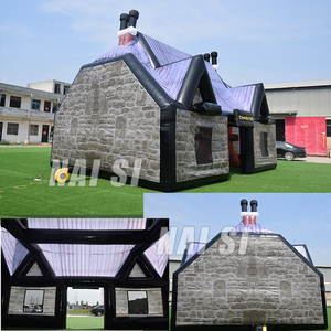 Carpa Inflable para Pub Irlandés con Impresión Completa y Chimenea, Casa de Bar Inflable para Club de Cerveza - Product Image 5