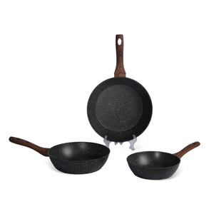 Nhôm Không Dính Lớp Phủ Sâu Fry <span class=keywords><strong>Pan</strong></span> Giả Mạo Nấu Ăn Nồi Thiết Lập Biểu Tượng Tùy Chỉnh Cảm Ứng Nhà Bếp Đồ Nấu Nướng Chảo Chảo Bán Buôn - Product Image 2