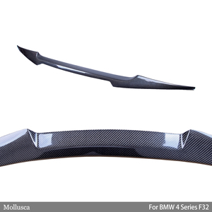 For 4 Series F32 Coupe M4 Style Carbon Fiber <b>Rear</b> <b>Spoiler</b> Trunk Wing 2013-2019 - Product Image 4