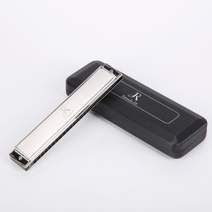 Armónica Profesional de 24 Orificios con Estuche Rígido de Plástico y Paño de Limpieza, Clave C, para Uso Profesional - Product Image 5
