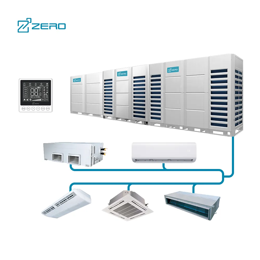 NULL-Wechselrichter haushaltsfreundliche umweltfreundliche VRF-Klimaanlage mit Split-Einstellungen intelligentes Multi-Zonen-Ac 2-Tonnen-Split-Klimaanlagensystem