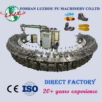 Machine de moulage directe pour chaussures en polyuréthane, machine à injection de PU pour bottes de sécurité, machine intégrée pour la fabrication de la partie supérieure des sandales