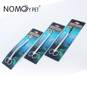 NOMOY D'<span class=keywords><strong>AQUARIUM</strong></span> En Gros 2020 haute qualité en acier inoxydable 25cm plante Aquatique ciseaux Coude Droit formes Ondulées - Product Image 3
