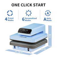 Máquina de Prensa Térmica DTF de Presión Automática, Impresora de Transferencia por Sublimación para Estampado de Camisetas y Prendas