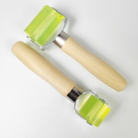 Outils de réparation de pneus de voiture de qualité DIY, support personnalisé OEM & ODM, rouleau de couture manuel en silicone avec manche en bois