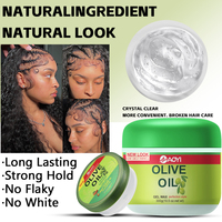 Huile d'olive Cire capillaire à forte tenue pour la brillance des cheveux Séchage rapide Produits coiffants Cire de soin des cheveux
