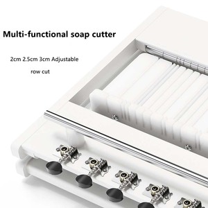 Mesa de corte de jabón multifunción ajustable, elevador temprano, cortador de jabón de metal ajustable para jabón hecho a mano, herramientas para hacer <span class=keywords><strong>pan</strong></span> - Product Image 5