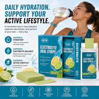 Bandes orales d'électrolytes OKTW saveur citron et citron vert naturelles – Favorise l'équilibre électrolytique – Complément alimentaire quotidien – En stock