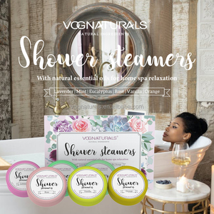 Bombe da Doccia Aromaterapiche con Oli Essenziali Naturali, Etichetta Privata, Rilassanti al Profumo di Agrumi e Lavanda - Product Image 2