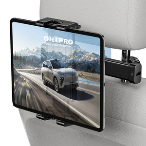 360° Rotatable Car Headrest Phone Holder - Backseat Tablet Mount