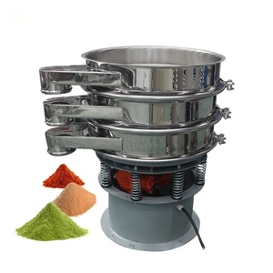 High Durability 304 Stainless Steel Vibro Separator Circular Rotary Vibrating Screen with Vertical Vibration Motor for Chemical - Product Image 2