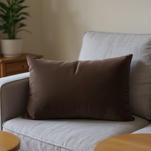 Cuscino in Velluto Olandese 40*60 Caffè, Cojin Terciopelo, Elegante Cuscino per Seduta e Decorazione - Product Image 3