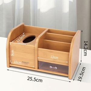 <b>Large</b>-Capacity Eco-Friendly Minimalist Glossy Wooden Rectangle Tissue <b>Box</b> Office Home Desk Organizers - Product Image 4