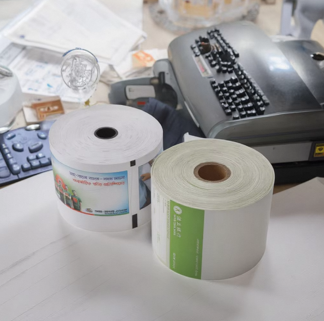 Best Quality 80x70mm Thermal Paper Roll Cash Register Receipt POS Machine Bank 80mm Thermal Paper Roll Atm Paper Rolls