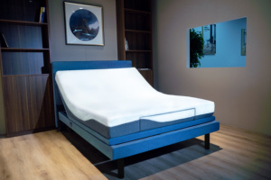 Recién llegado cama de masaje multifuncional cama reclinable diseño Popular eléctrico ajustable tamaño completo tela Metal cartón Null 1 Juego - Product Image 3