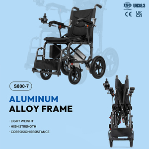 Nueva Silla de Ruedas Eléctrica Plegable para Viajes Aéreos con Batería de Litio Potente, Motor de 150W, Capacidad de Carga de 100 kg, Alta Calidad - Product Image 2