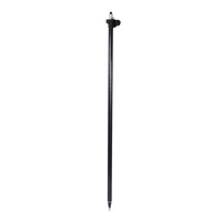 Bastón Jalón Telescópico de Fibra de Carbono de 2.5 m para Centrado RTK/GPS, Extensión para Topografía y Cartografía con Prisma