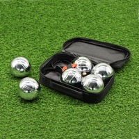 Boules de pétanque en acier inoxydable, marque Strue, couleur argent, origine Chine, logo personnalisé, certifiées EN71, loisirs de plein air, balles de squash