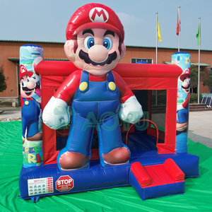 Castillo Inflable Comercial AOYU, Tobogán Gigante para Niños, Juguete <span class=keywords><strong>de</strong></span> Parque <span class=keywords><strong>Infantil</strong></span> para <span class=keywords><strong>Cumpleaños</strong></span>, Casa <span class=keywords><strong>de</strong></span> Brinco para Entretenimiento <span class=keywords><strong>Infantil</strong></span> - Product Image 1