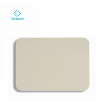Láminas de Revestimiento Alucobond Ignífugas de 3 mm, 4 mm, 5 mm y 6 mm, Lámina ACM de PVDF, Panel Compuesto de Aluminio ACP para Paredes de Viviendas