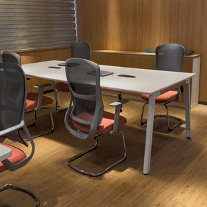 Juego <span class=keywords><strong>de</strong></span> <span class=keywords><strong>mesa</strong></span> y silla <span class=keywords><strong>de</strong></span> conferencia precio al por mayor <span class=keywords><strong>sala</strong></span> <span class=keywords><strong>de</strong></span> reuniones rectangular blanca pequeña <span class=keywords><strong>mesa</strong></span> <span class=keywords><strong>de</strong></span> conferencia para <span class=keywords><strong>4</strong></span> <span class=keywords><strong>personas</strong></span> - Product Image 3