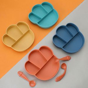 Vaisselle incassable pour enfants au design de dessins animés préférés, conteneur alimentaire biodégradable, ensemble de vaisselle en paille de blé - Product Image 1