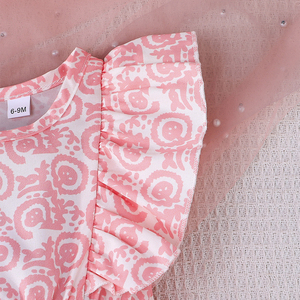 Vestido Casual de Verano para Bebés Niñas, 100% Algodón, Transpirable, Elegante, Venta al Por Mayor de Fábrica - Product Image 4