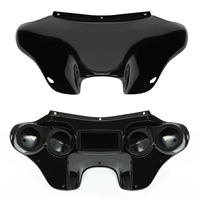 Pour Harley Davidson Heritage Fatboy Softail Deluxe Batwing Carénage 4 Haut-Parleur