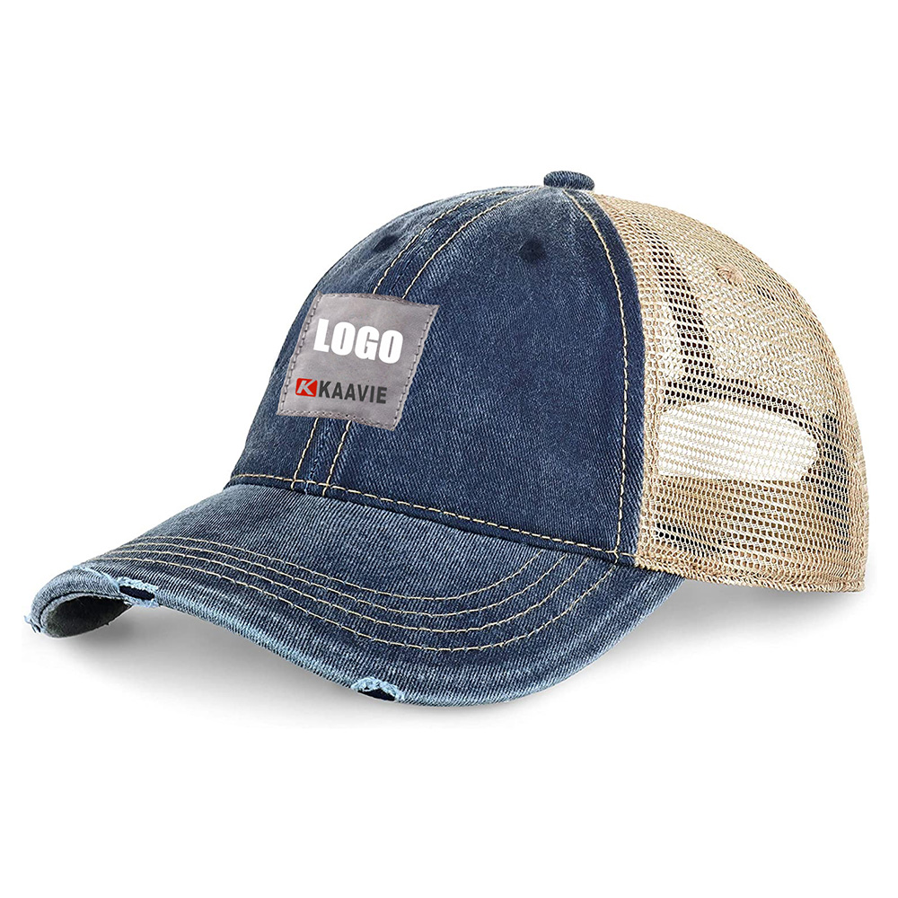 Richardson 112 Fitted Vintage Washed Baseball Cap 6 Panel ODM Country Mesh