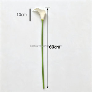 Lys Calla Artificiel Premium L-462, Tige Réaliste au Toucher, Fleur Décorative pour Bouquet de Mariage et Décoration Intérieure - Product Image 2