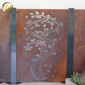 Tấm Chắn/Hàng Rào Bằng Thép Corten Ngoài Trời Trang Trí Bằng Kim Loại Làm Vườn - Product Image 5