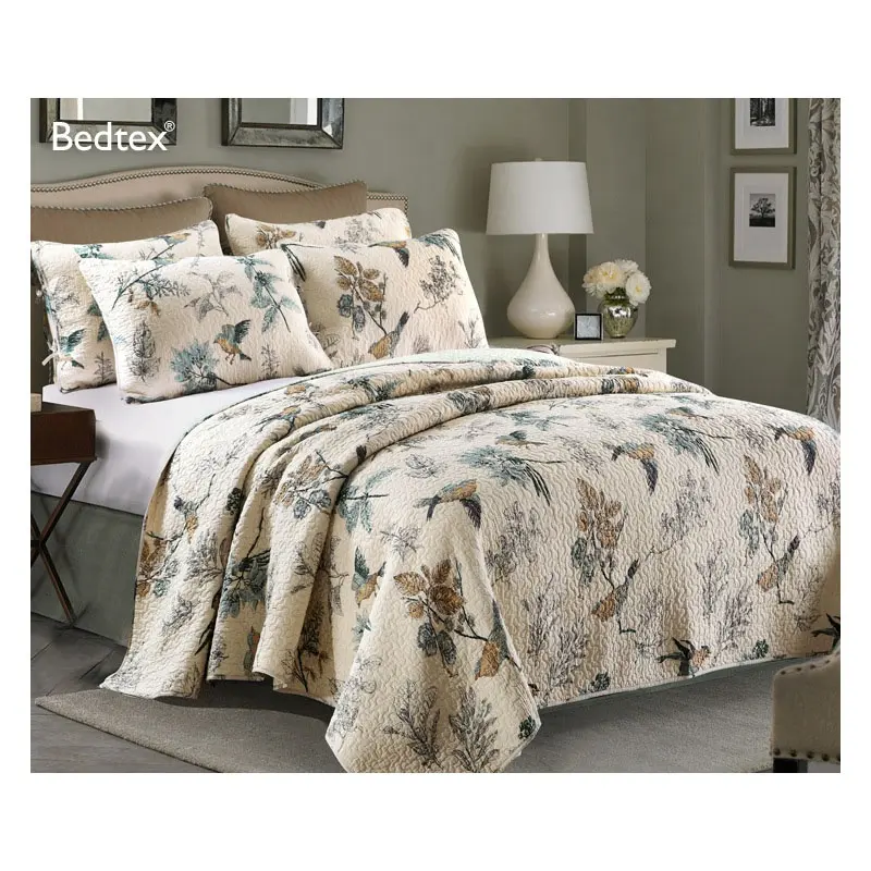 Printed Duvet Bedding Sets Bed Cover,Chinese King Size Bedspreads