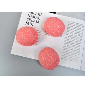 High Quality Soft TPR Brain Fidget <b>Ball</b> Anti-Stress Organ Shape <b>Squeeze</b> Toy for Age Range 5-7 Years - Product Image 4