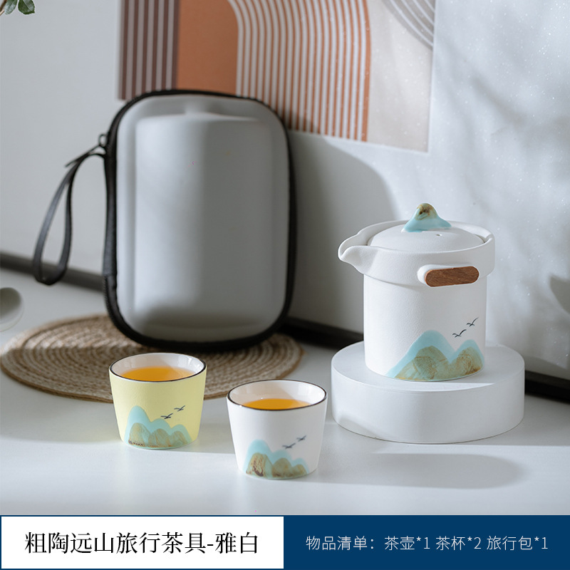 Ensemble de voyage Pot Blanc