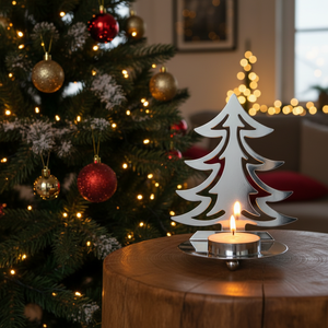 Accessorio per Supporto Albero di Natale, Portacandele Tealight a Forma di Albero - Product Image 3