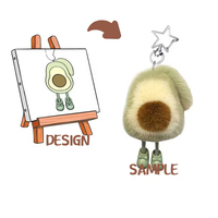Peluche personnalisée en usine, porte-clés en peluche, mascotte en peluche, cadeau promotionnel, OEM ODM, mini peluche mignonne et douce, breloque de sac