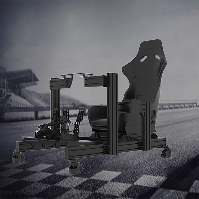 Aluminum Gaming Racing Sim Simulator Cockpit Driving Rig for PC G25 G27 G29 G920 Car GTR Simracing Seat