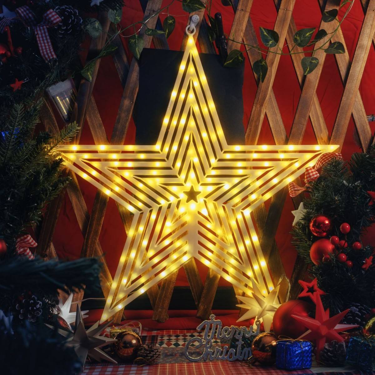 Estrella blanca cálida