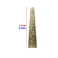 500 pièces par sac, accessoires de pêche à la carpe, manchons en caoutchouc pour la queue, clips de plomb coniques, accessoires de pêche à la carpe AE061-6