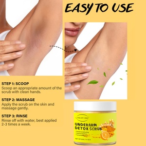 Gommage corporel au sucre de fruits et au curcuma pour éclaircir les aisselles, produit de blanchiment pour la vente au détail - Product Image 4