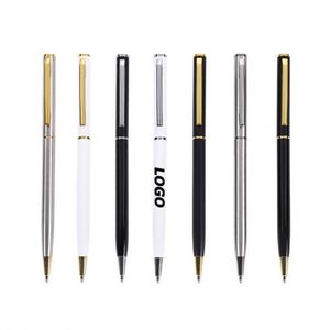 Custom Golden Touch <b>Pen</b> - Ballpoint in White, Black, Metallic, with <b>Gold</b> Accents, Ideal for Gifts & Office - Product Image 1
