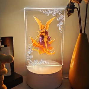 Jesús Virgen María 3D Night Lights Nueva <span class=keywords><strong>luz</strong></span> acrílica 3D Personalizable Home Dormitorio Lámpara decorativa - Product Image 5