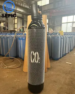 ISO9809-3 150Bar 10L Oxygen Nitrogen Argon Helium CO2 Tank Cylinder For Armenia Market