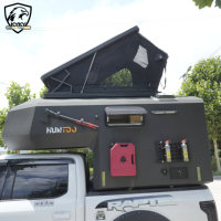 Huntoo – Camping-car rigide pour pick-up avec cuisine coulissante et toilettes intérieures, idéal pour le camping