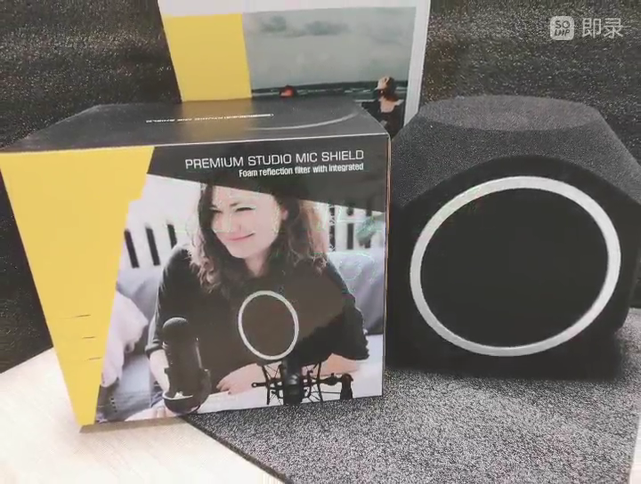 Support Micro Pliable Bouclier Isolation Microphone Pliable | Filtre Anti- Pop Et Support De Bras Inclus | Enregistrement Studio Qualité Pro Isolation Sonore Professionnelle